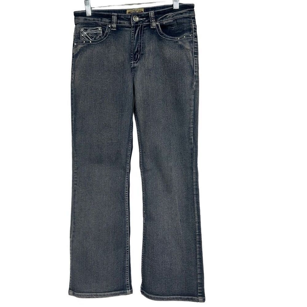 Always A Thrill Jeans Women's Size 8 Blue Mid-Rise Medium Wash Straight Leg